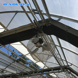 El invernadero completamente automatizado del apagón/el invernadero de la película de polietileno echa a un lado ventilación