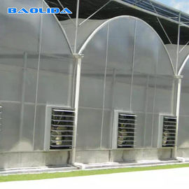 Invernadero comercial de la hoja del policarbonato de la ventilación de los lados ignífugo
