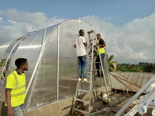 último caso de la compañía sobre Invernadero más seco solar de Ghana los 5*6m