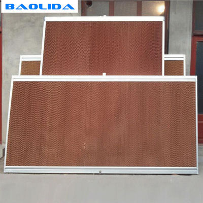 Calidad  Greenhouse Cooling System Pad With Aluminum / Galvanized / Stainless Steel Frame fábrica
