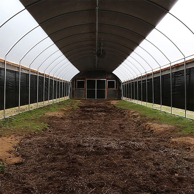 El túnel polivinílico de la película del PE automatizó el invernadero de la privación de la luz del apagón para las hierbas