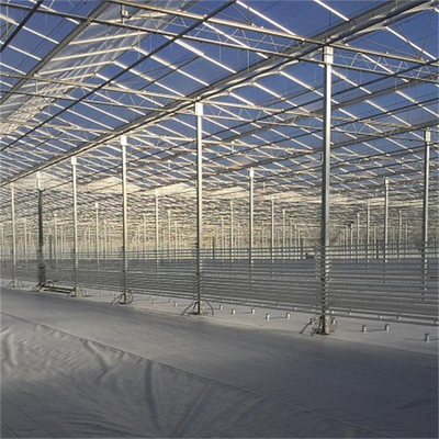 Palmo multi del invernadero de cristal solar fotovoltaico de Venlo del marco de acero de la galvanización de la inmersión caliente