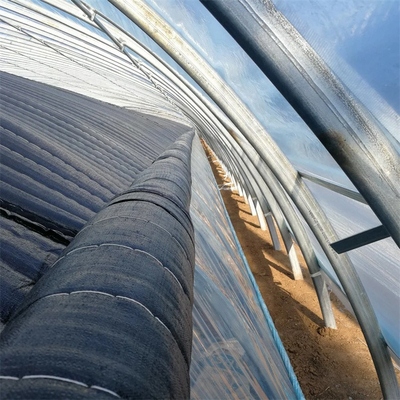 Túnel solar pasivo de la película plástica del invernadero del invierno del área fría solo