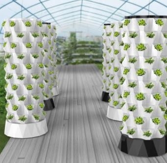 30L 6 8 10 12 Sistema de cultivo hidropónico de capas Torre Agricultura Vertical para la fresa