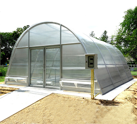 Entrega rápida 8*26 metros Secador solar único Invernadero Secado de alimentos Invernadero solar seco