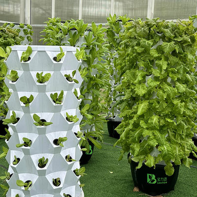Growart Tower Sistema de cultivo hidropónico Línea de agua visible automática ABS de ahorro de espacio