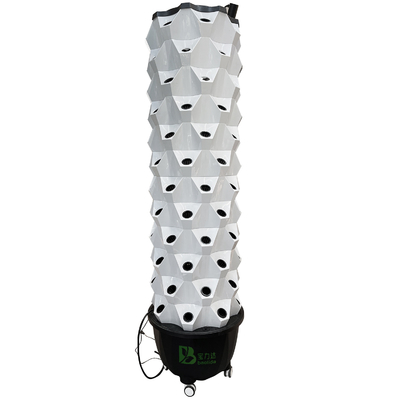 Sistema de cultivo hidropónico automático con torre de crecimiento extraíble
