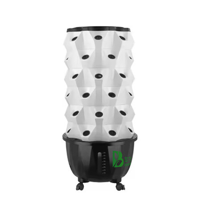 65L 6 capa 48 agujeros de planta Sistema de goteo de torre hidropónica Personalizar el número de capas para la eficiencia