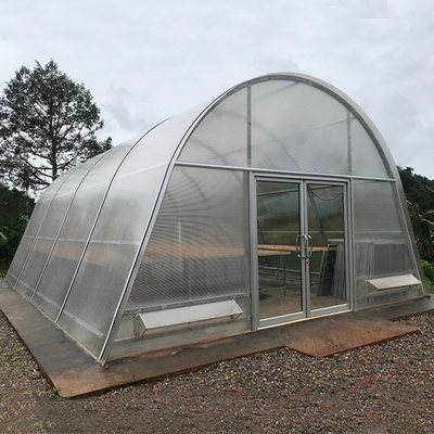 Estructura estable Invernadero de secado de vegetales y hierbas con tecnología de ventilación avanzada