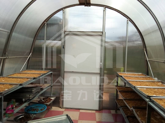 Ventilación avanzada y secado de paneles de PC invernadero para la conservación de verduras y hierbas