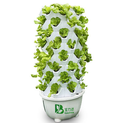 Baolida 6 capas 48 agujeros Agricultura de hortalizas Equipo hidropónico Crecer Cultivo Sistema vertical hidropónico