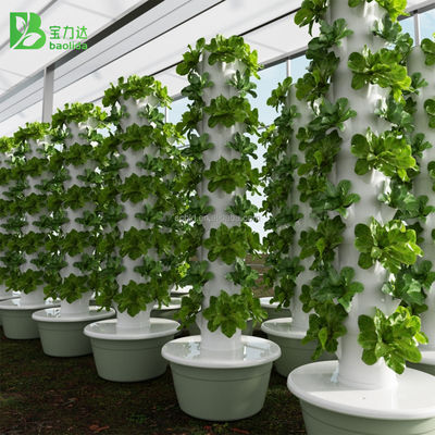 30L 9 capas de la torre hidropónica comercial automática de cultivo de lechuga sistema acuapónico vertical con bomba