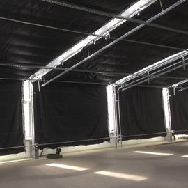 El sistema del apagón del invernadero automatizó color blanco o negro ligero de la privación