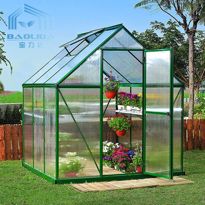 Invernadero hortícola ISO9001 del jardín de flores del invernadero de la hoja de la PC