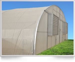 Invernadero agrícola ecológico galvanizado de la película plástica del invernadero del área de la inmersión caliente