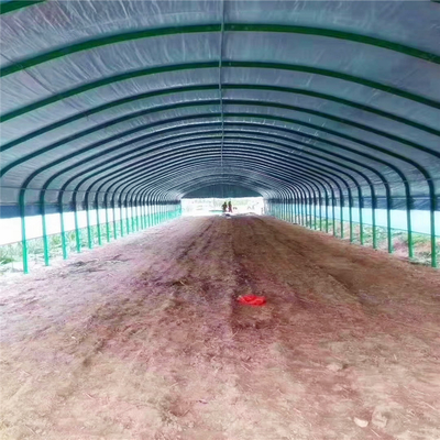 Granja avícola polivinílica del invernadero del túnel para el pollo de las ovejas