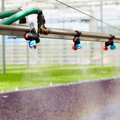 Bruma automática 	Irrigación de regadera del sistema de irrigación del invernadero para la humedad